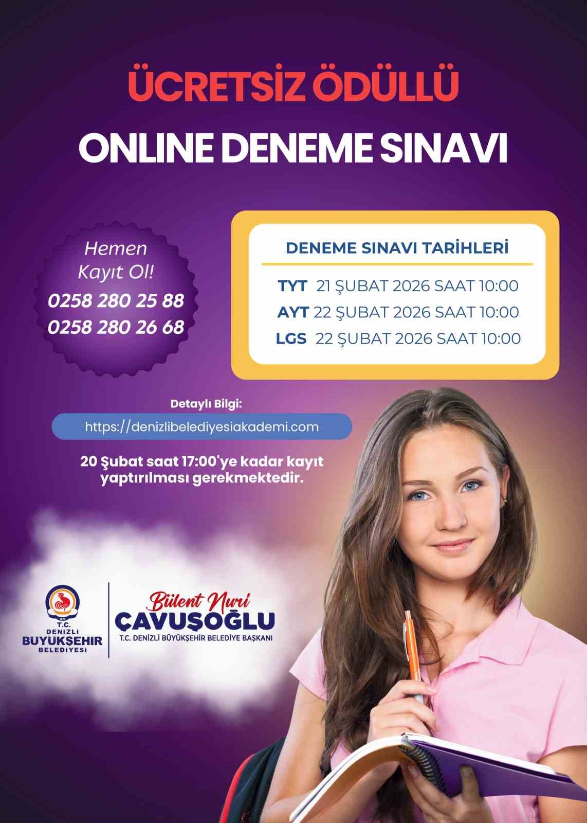 Denizli gençlere dijital eğitim desteği
