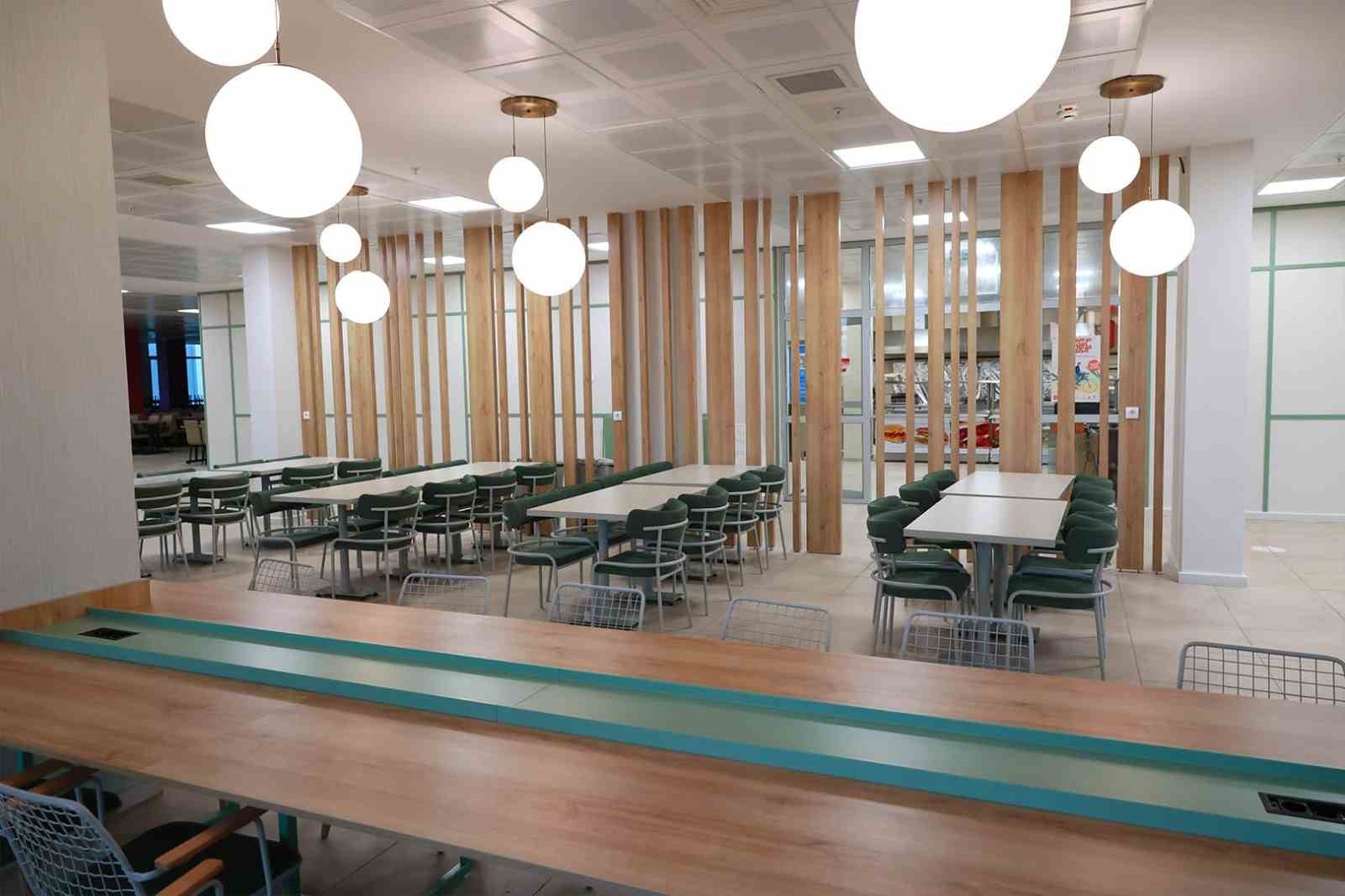 Denizli kız yurtlarında modern kafeterya konsepti
Denizli kız yurtlarında modern kafeterya konsepti