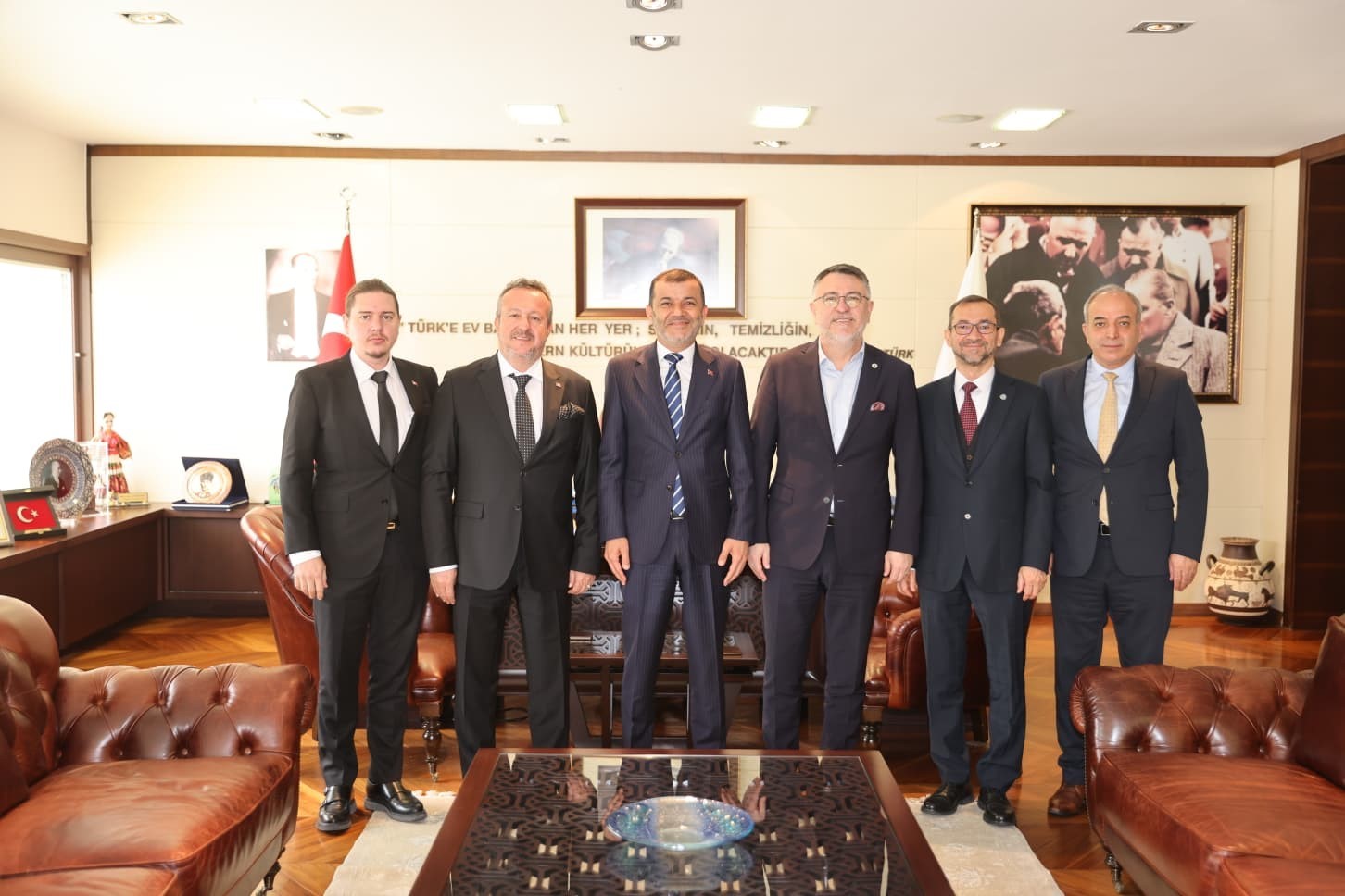 Denizli OSB yönetiminden Denizli Büyükşehir Belediyesi’ne ziyaret
