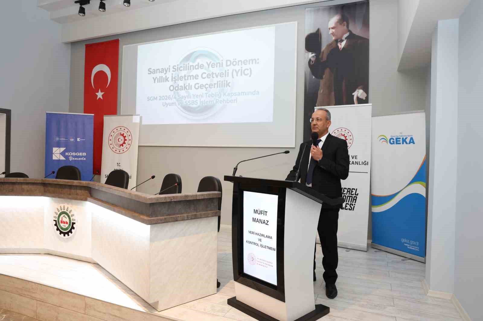 Denizli OSB’de devlet destekleri bilgilendirme toplantısı düzenlendi
