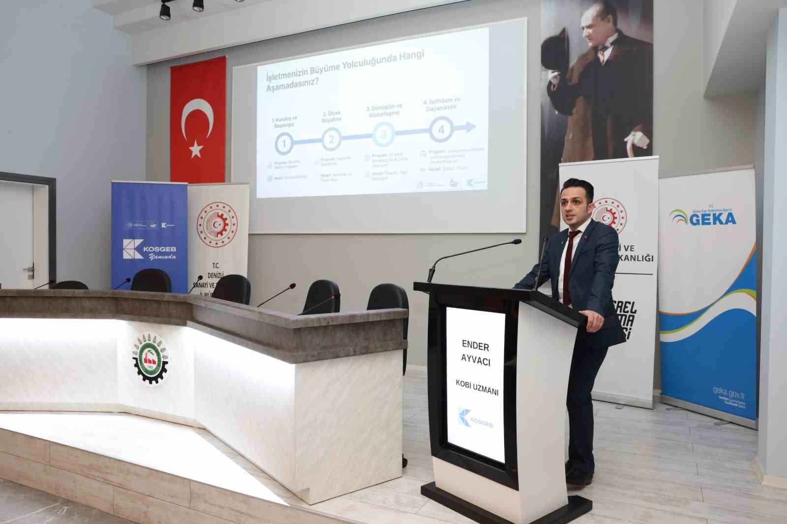 Denizli OSB’de devlet destekleri bilgilendirme toplantısı düzenlendi
