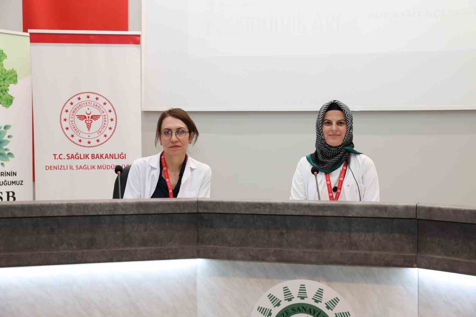 Denizli OSB’de rahim ağzı kanseri farkındalık semineri gerçekleşti
