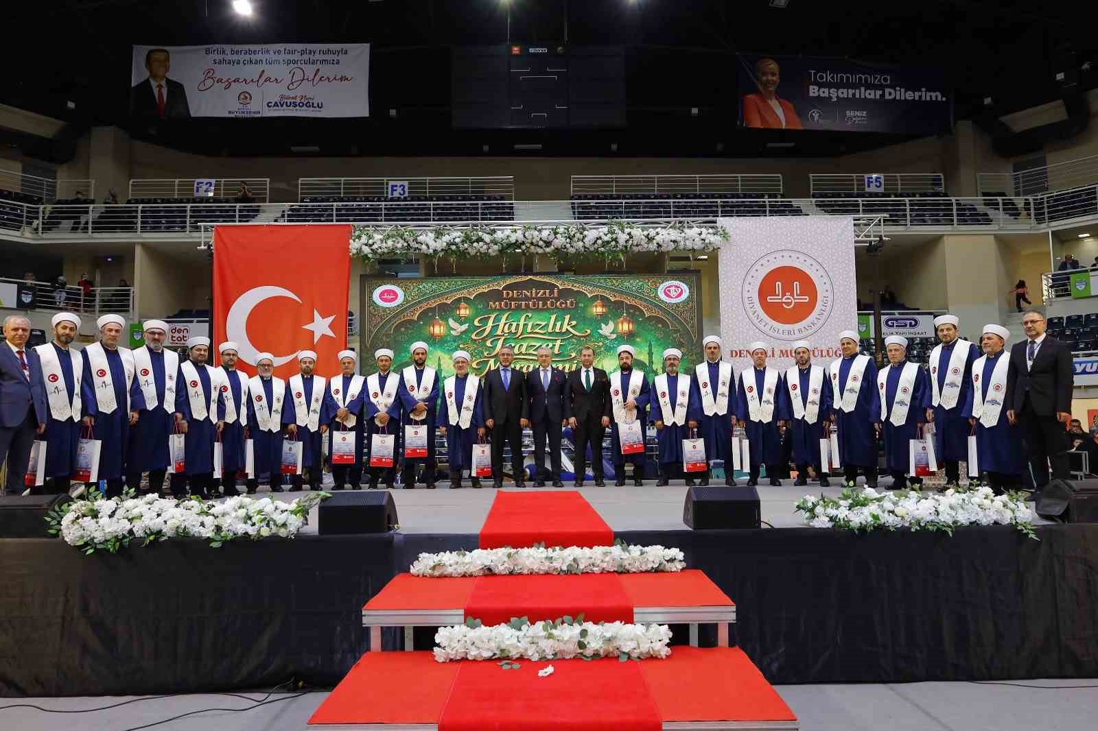 Denizli’de 168 öğrenci hafızlık icazeti aldı
