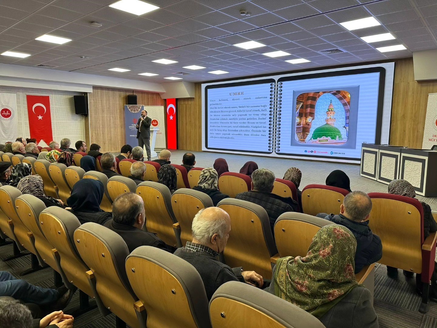 Denizli’de 449 umre yolcusuna eğitim semineri verildi
