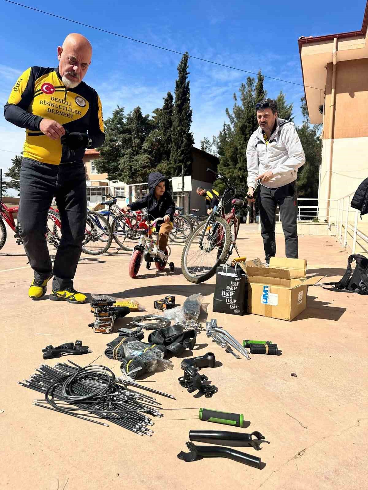 Denizli’de köy okullarında pedallar yeniden dönüyor
