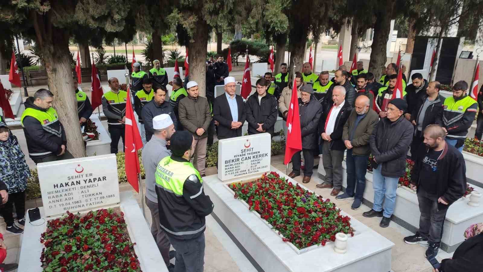 Denizli’de Şehit Teğmen Bekir Can Kerek için anma programı düzenlendi
