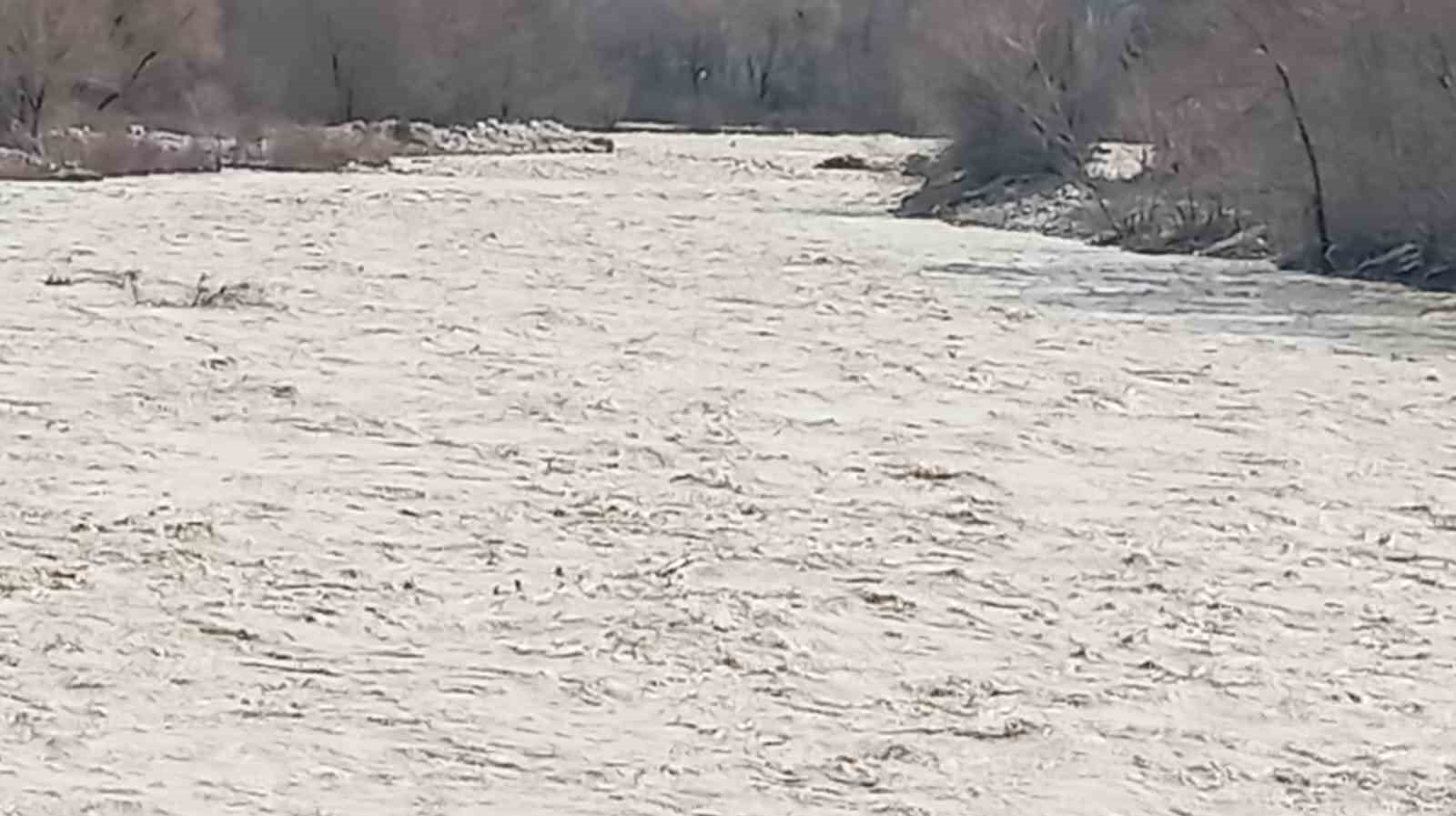 Denizli’de su seviyesi artan derelerde köprüler zarar gördü
