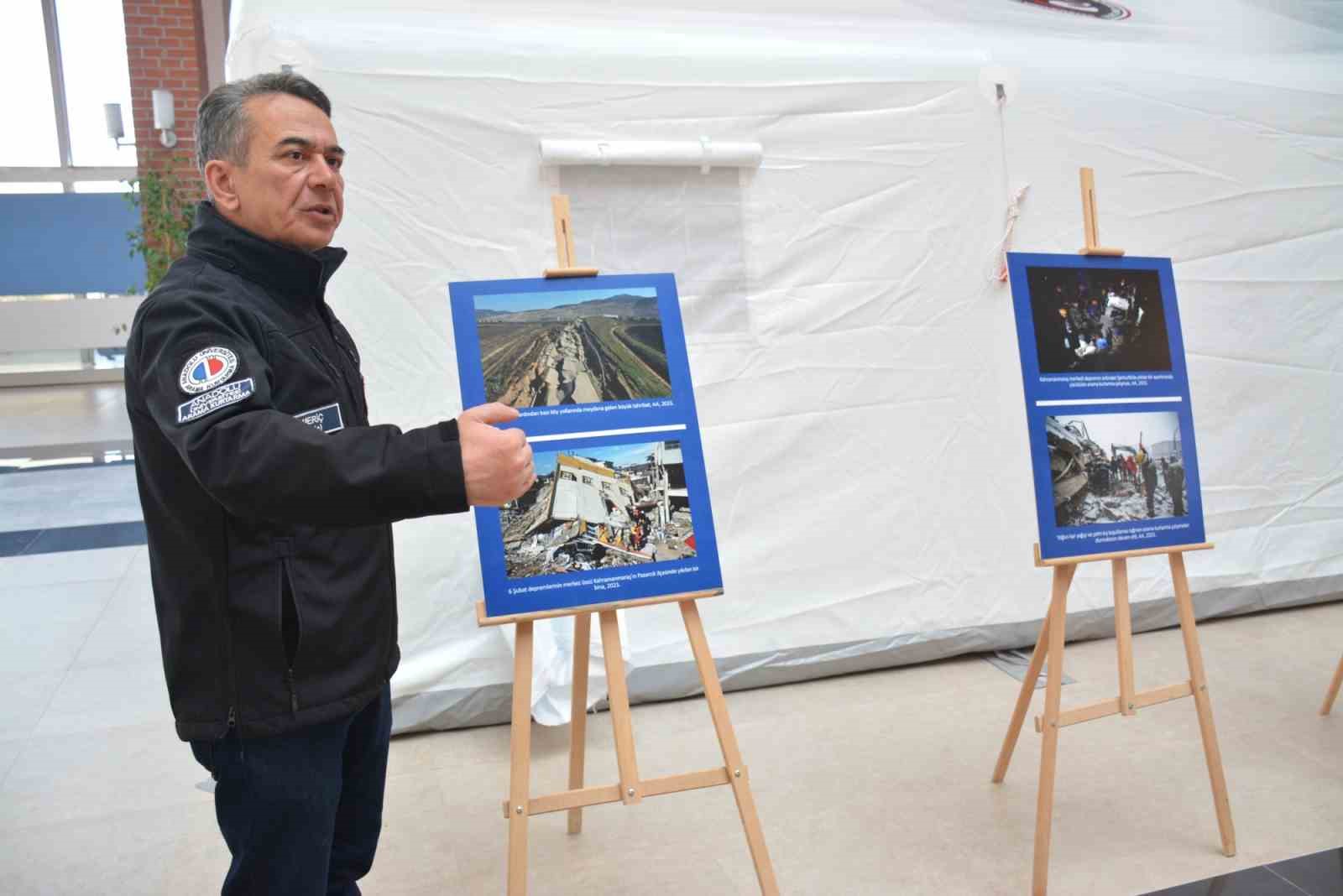 Deprem Haftası’nda kampüste afet bilinci seferberliği
