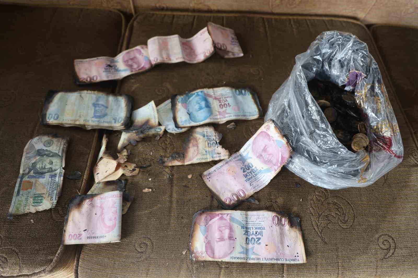 Depremde eşini ve evladını kaybeden kadın, ikinci kez felaketi yaşadığı yangında tüm birikimini ve yuvasını kaybetti
