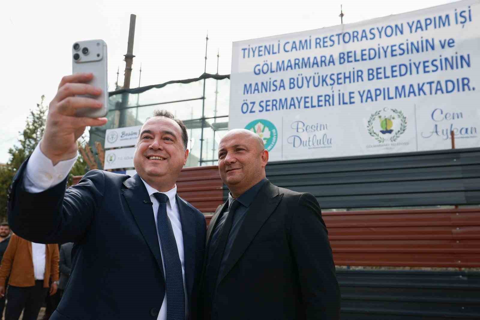 Depremde hasar gören caminin restorasyonuna başlandı
