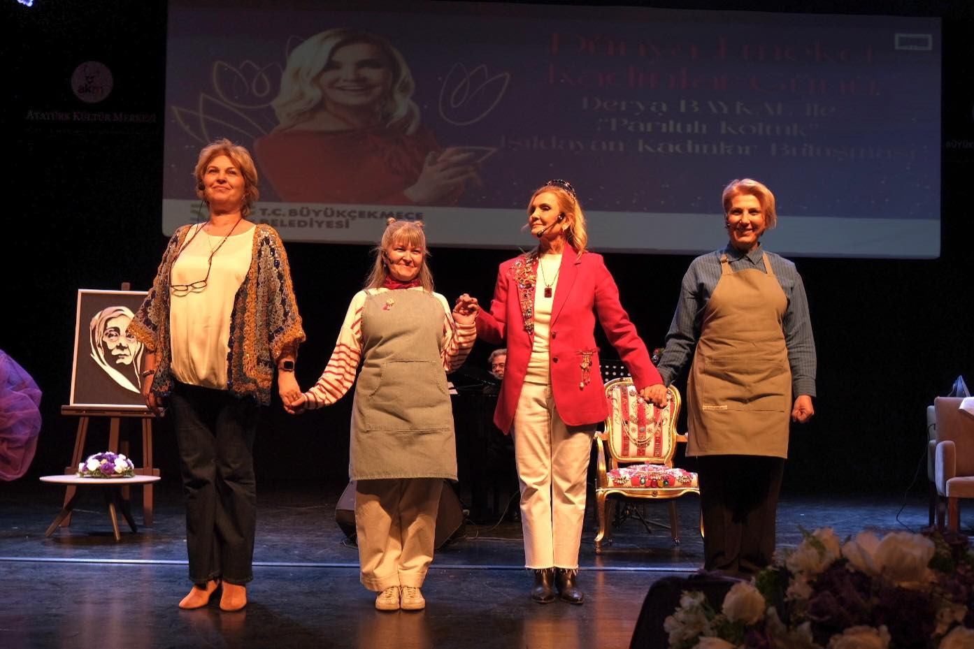Derya Baykal, 8 Mart Kadınlar Günü’nde ilk gösterisini Büyükçekmece’de sahneledi
