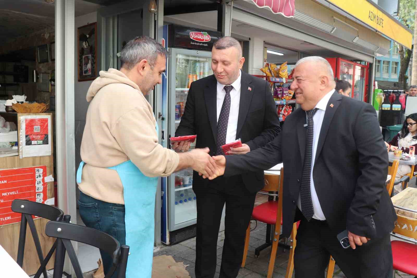 DESOB Başkanı Erbeği, Denizli esnafını ziyaret etti
