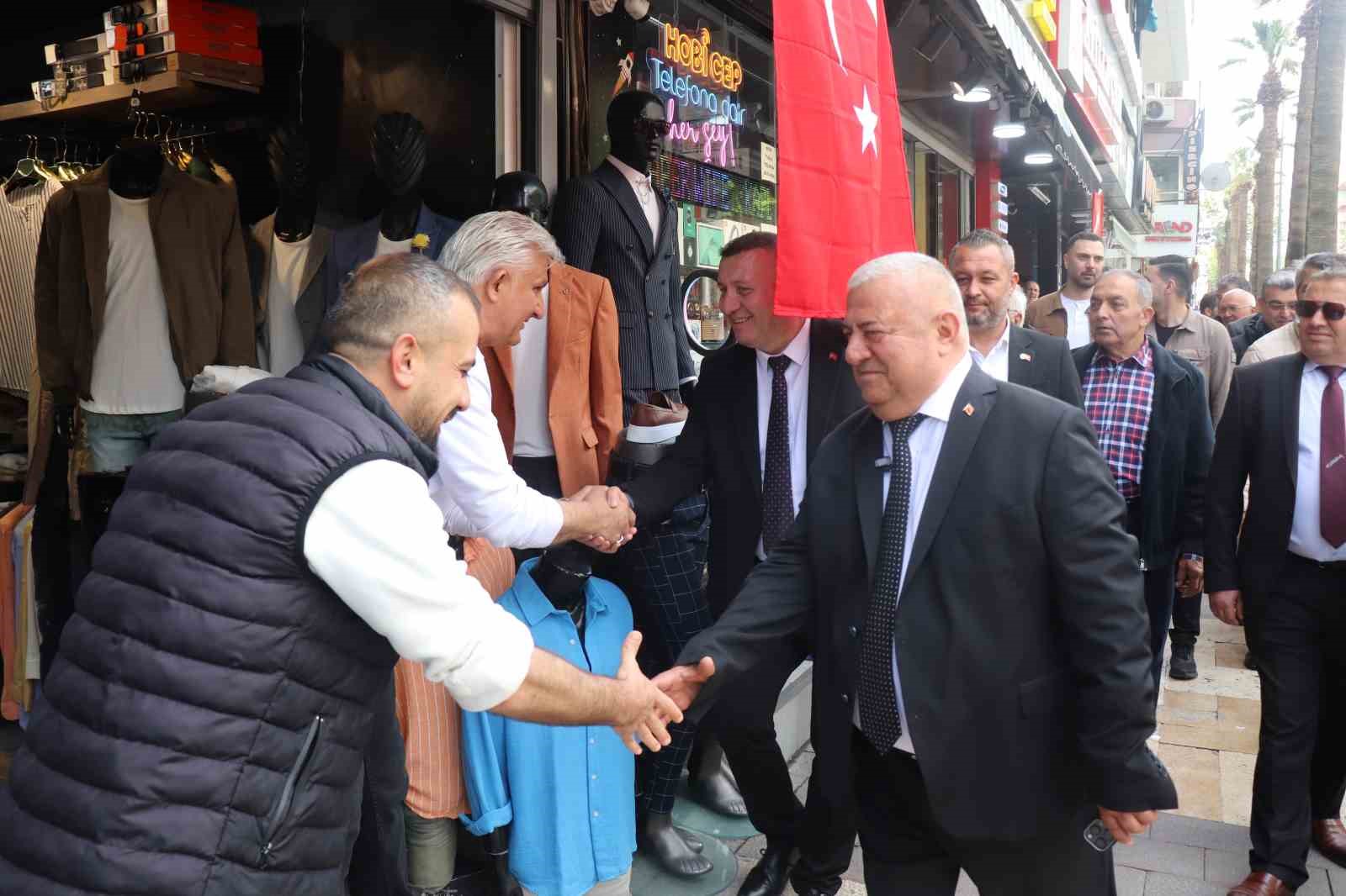 DESOB Başkanı Erbeği, Denizli esnafını ziyaret etti
