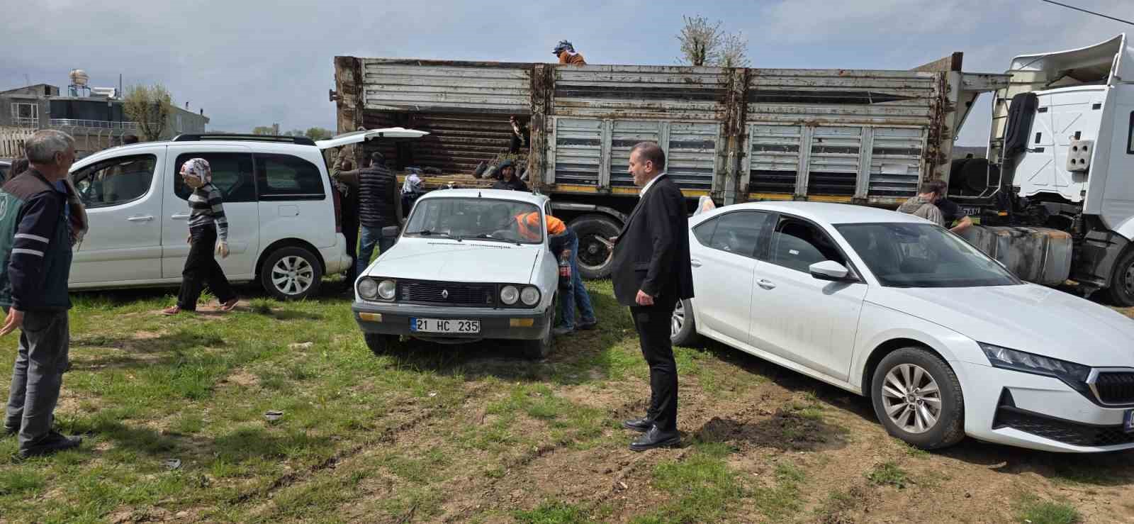 Dicle’de çiftçilere yüzde 100 hibeli bin 176 adet fıstık çöğürü dağıtıldı
