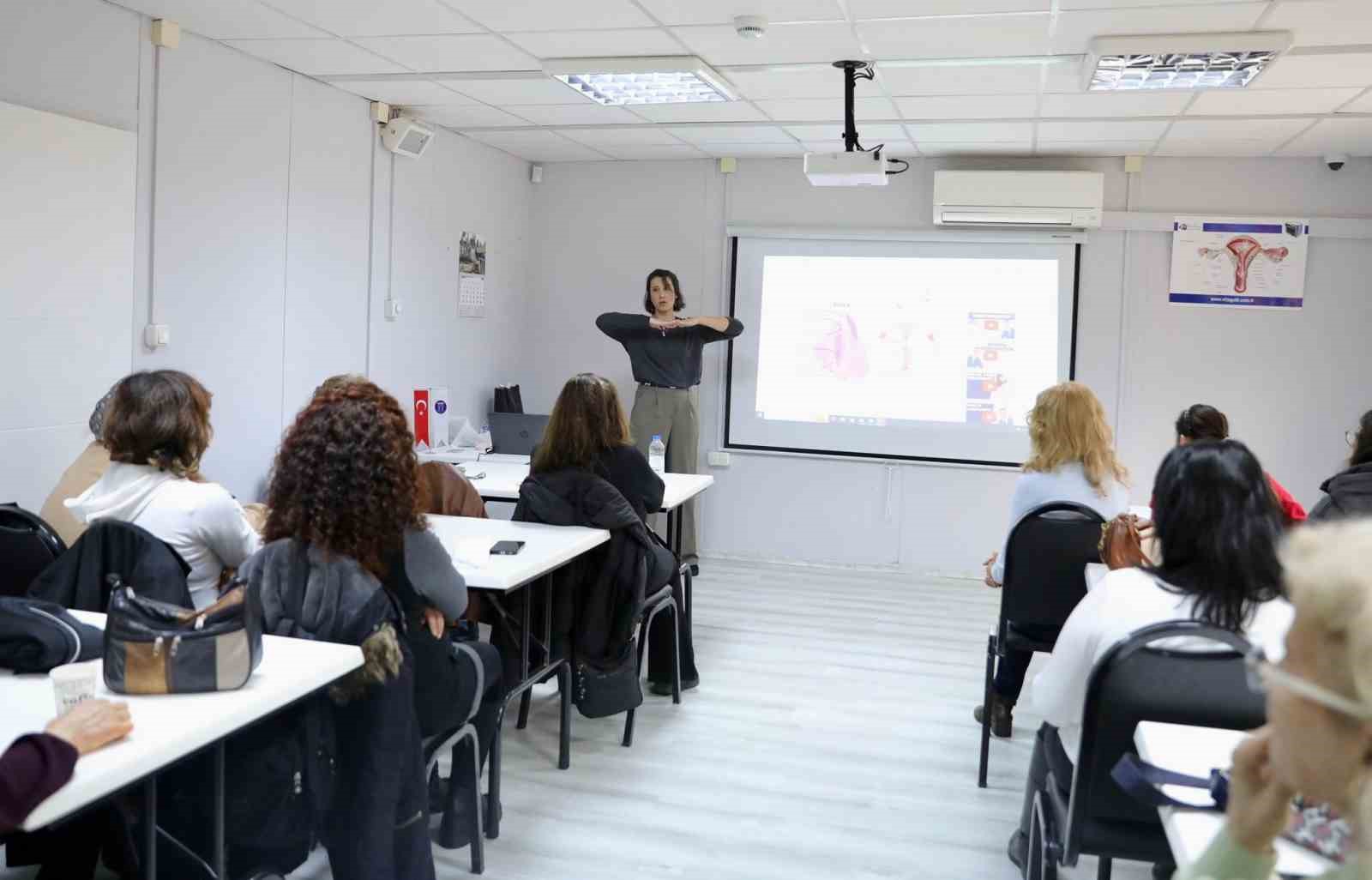 Didim Belediyesi ’Ergenlik ve İlk Gençlikte Kadın Sağlığı’ eğitimi düzenledi

