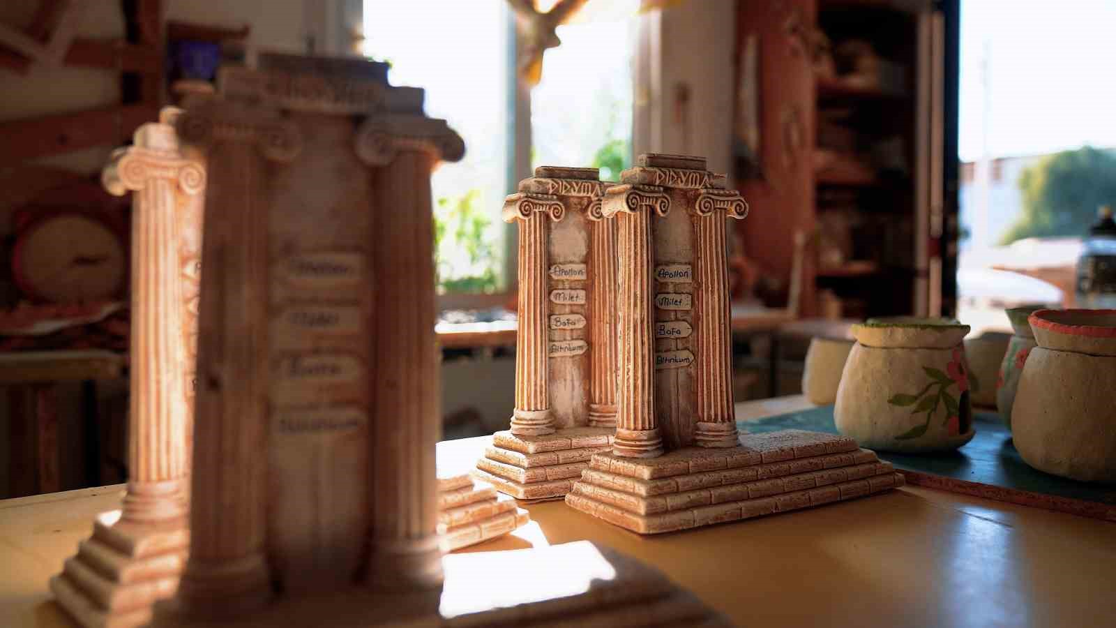 Didim Belediyesi Seramik Atölyesi’nde üretilen ürünler kentin izlerini taşıyor
