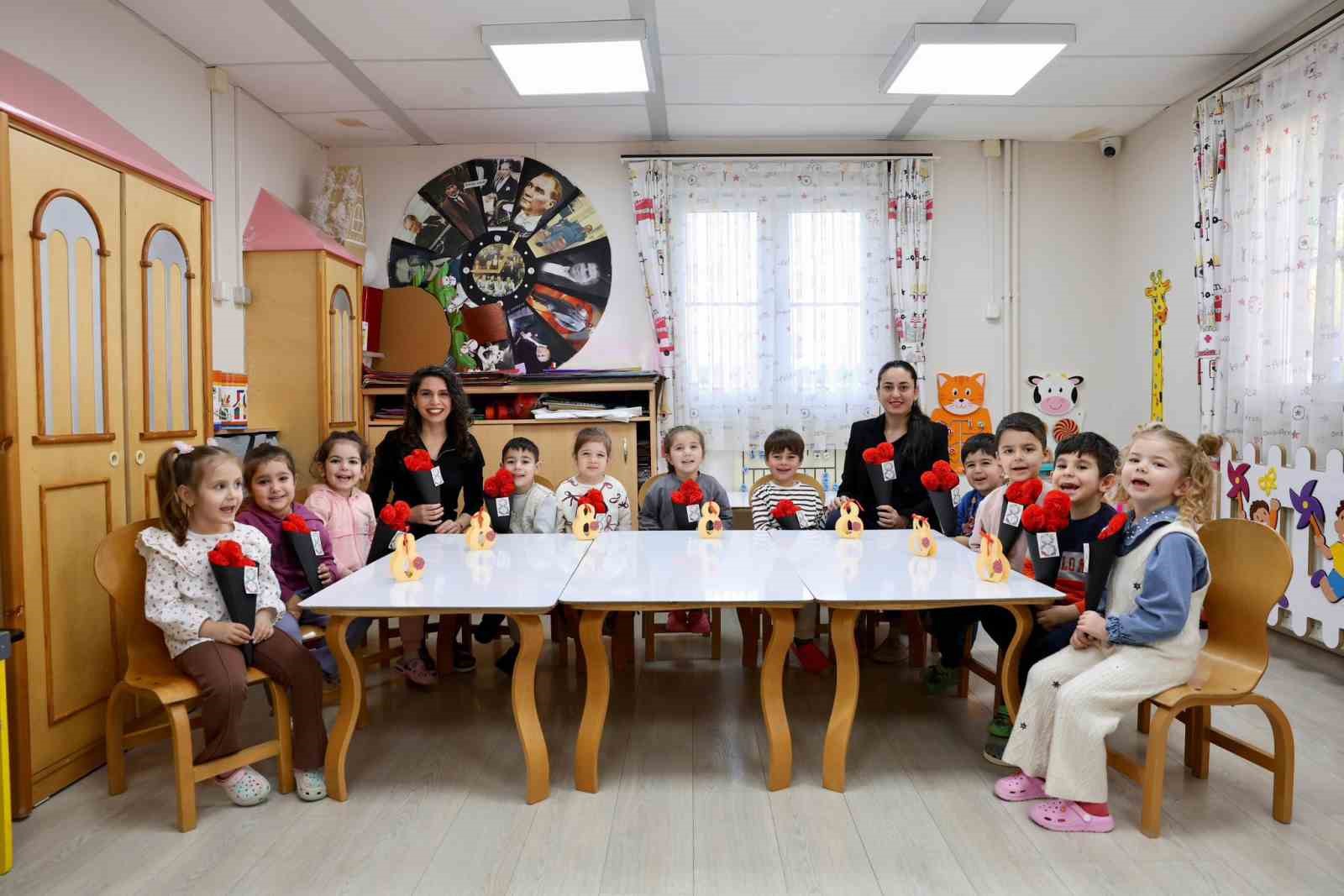 Didim’de miniklerden Kadınlar Günü’ne renkli dokunuş
