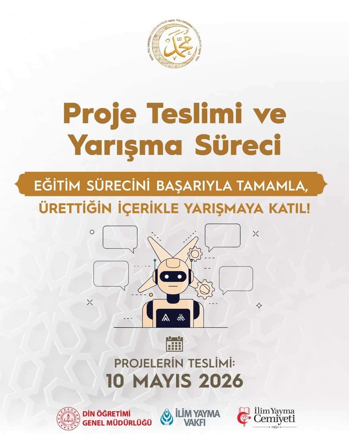 Din Öğretimi Genel Müdürlüğü’nden Peygamber Efendimiz’in doğumu anısına anlamlı yarışma
