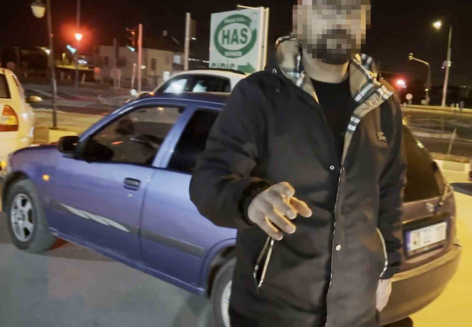 Direksiyon başında alkollü yakalandı, polise "Problemli olan sizsiniz" dedi
