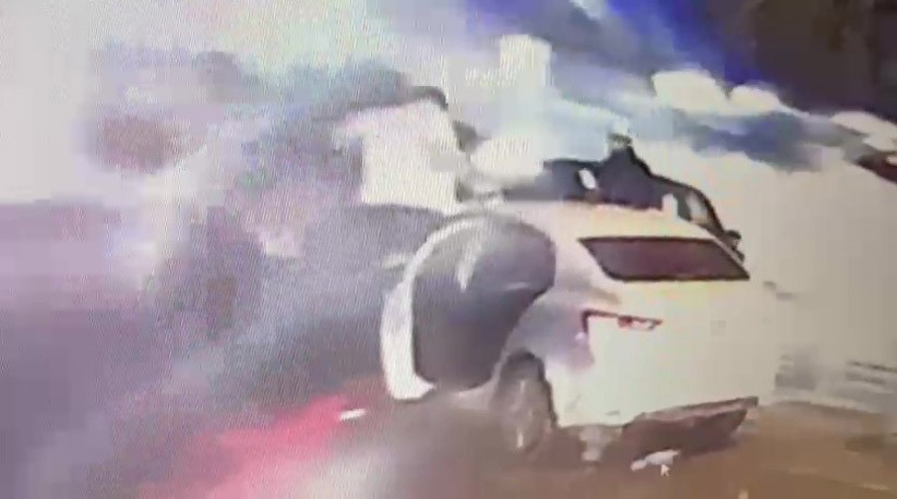 Diş hekimini adım adım takip edip kaza süsü ile durdurup darp ettiler
