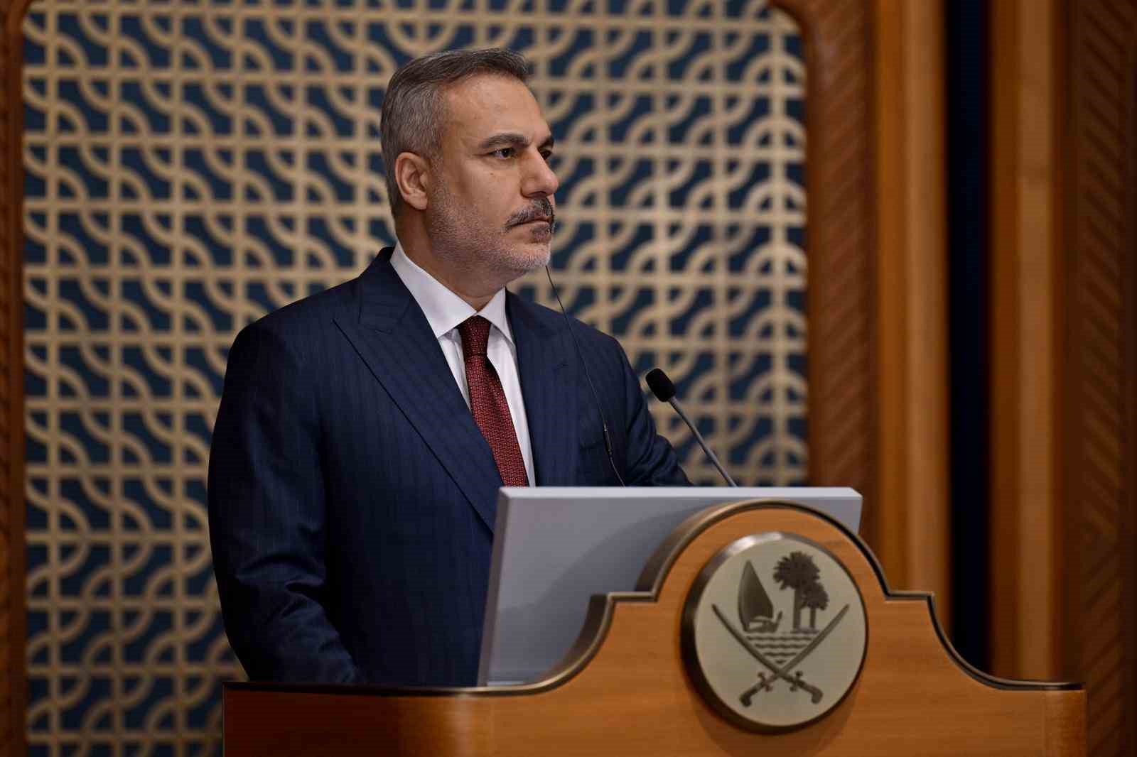 Dışişleri Bakanı Fidan: "Bu savaşın birinci müsebbibi İsrail’dir"
