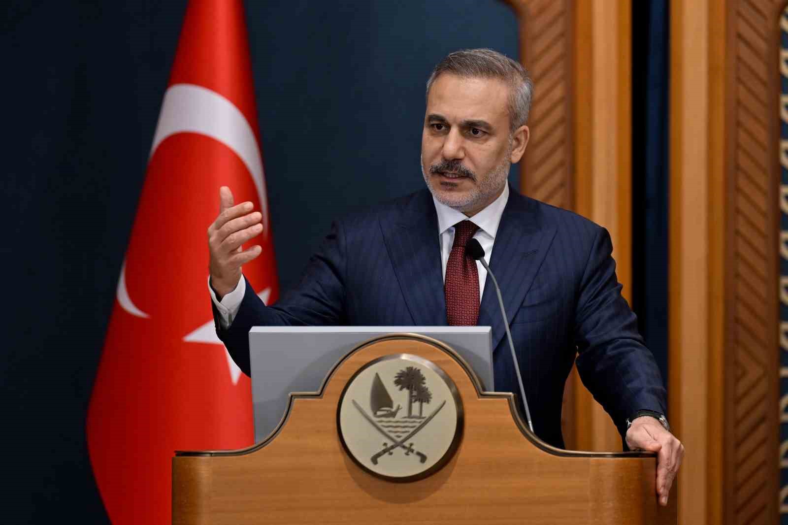 Dışişleri Bakanı Fidan: "Bu savaşın birinci müsebbibi İsrail’dir"
