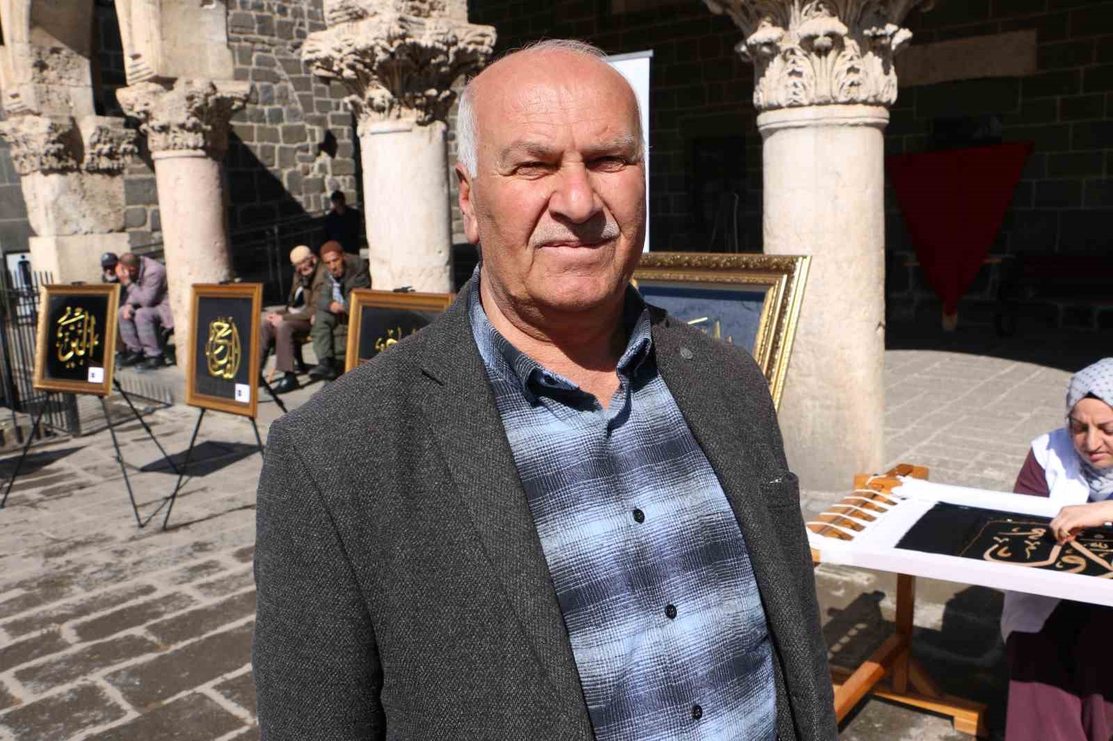 Diyarbakır’da Esma-Ül Hüsna Maraş işlemeleri Ulu Cami’de sergilendi
