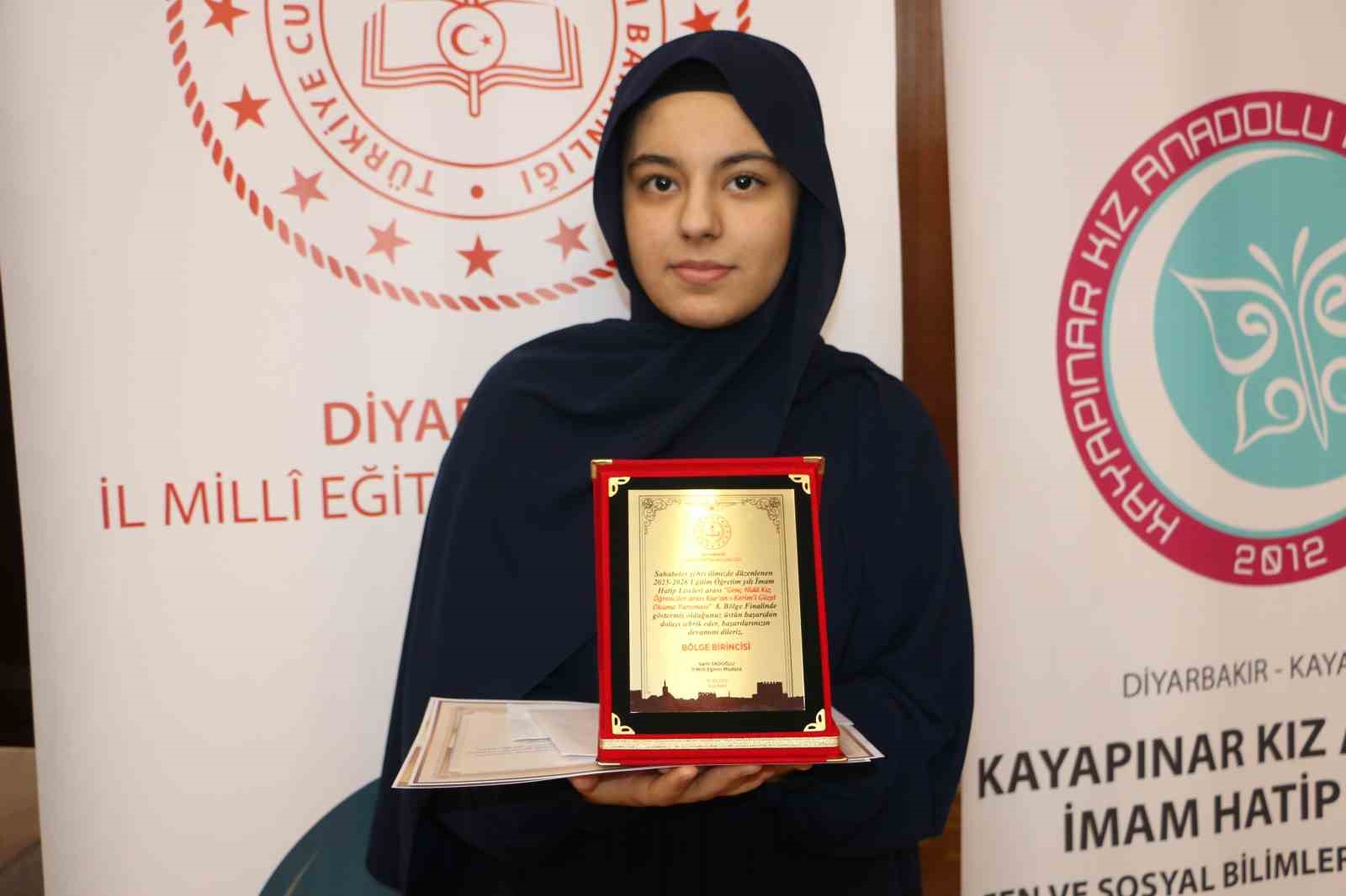 Diyarbakır’da "Genç Nida Kur’an-ı Kerim’i Güzel Okuma Yarışması" bölge finalleri tamamlandı
