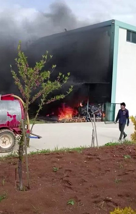 Diyarbakır’da korkutan yangın
