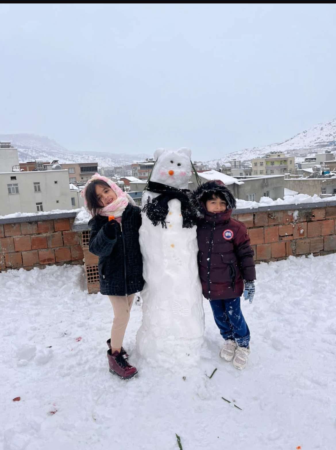 Diyarbakır’ın en güzel kardan adamı seçildi
