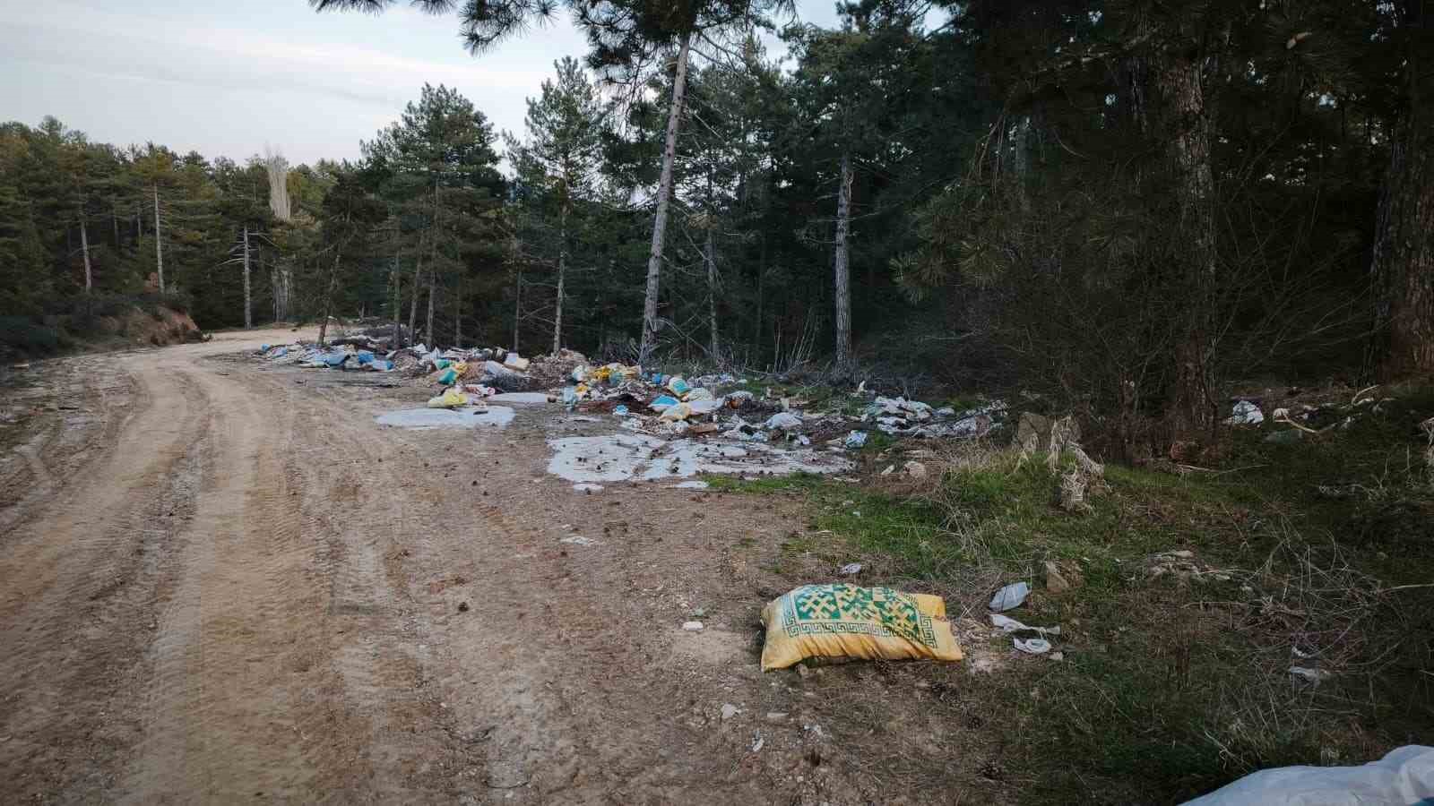 Doğanın kalbine çöp doldurdular
