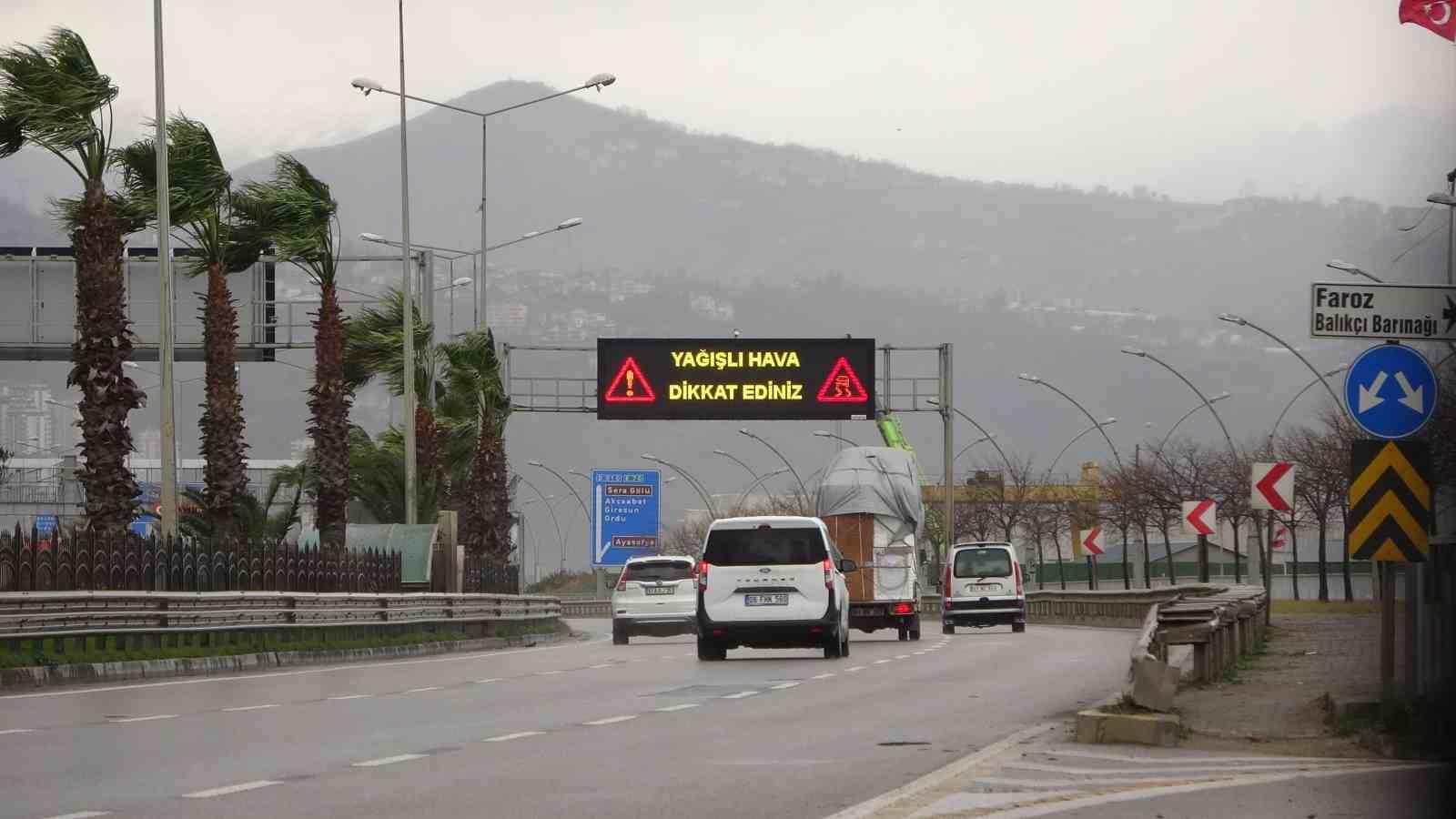 Doğu Karadeniz’de fırtına
