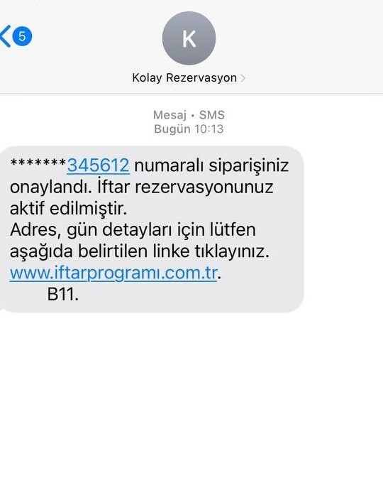 Dolandırıcıların iftar vakti pes dedirten ‘iftar rezervasyon’ oyunu
Dolandırıcıların iftar vakti pes dedirten ‘iftar rezervasyon’ oyunu