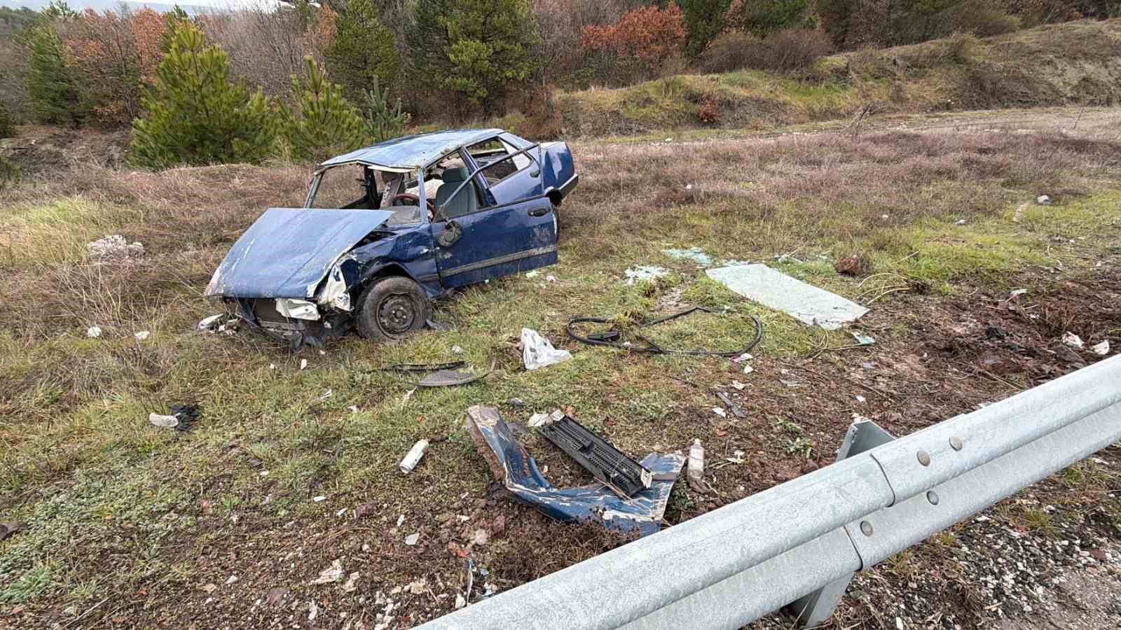 Domaniç-Tavşanlı kara yolunda trafik kazası: 2 yaralı
