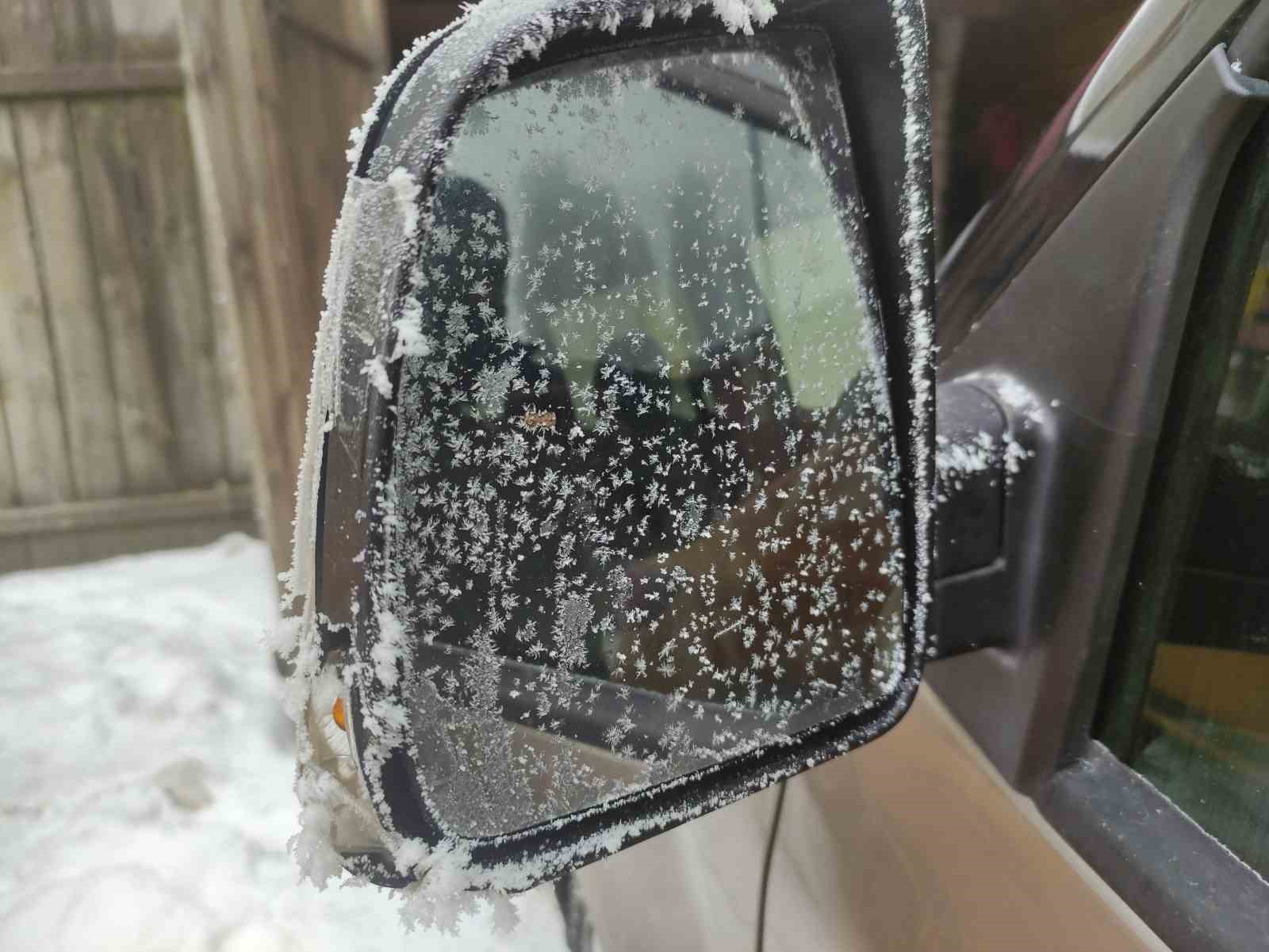 Dondurucu soğukların etkili olduğu Ardahan’da hayat durma noktasına geldi
