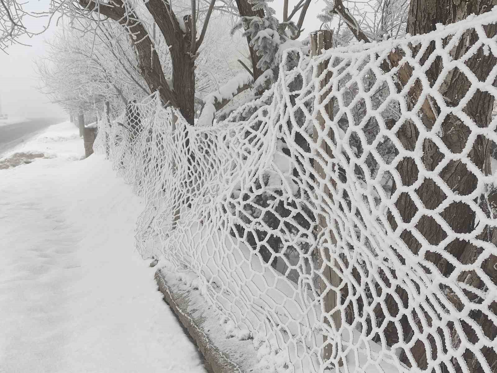 Dondurucu soğukların etkili olduğu Ardahan’da hayat durma noktasına geldi
