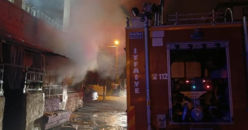 Dörtyol’da ev yangını
