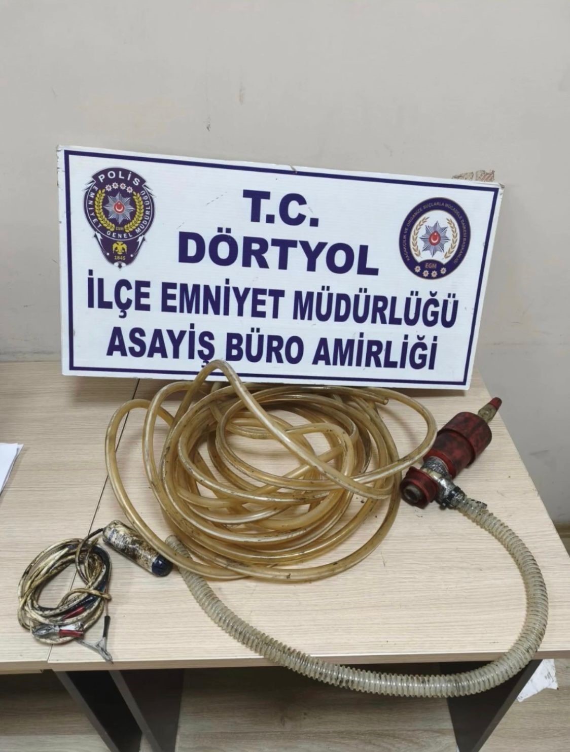 Dörtyol’da tırlardan mazot çalan şüpheli yakalandı
