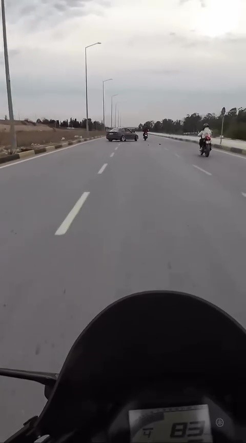 Drift yapan lüks otomobil sürücüsüne 58 bin 217 lira ceza kesildi
