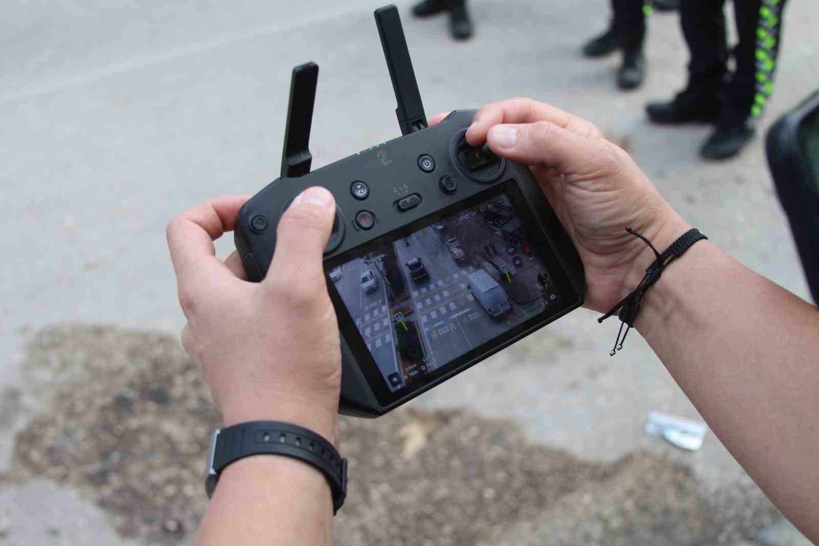 Dronla takip edilen sürücülere 159 bin TL ceza uygulandı
