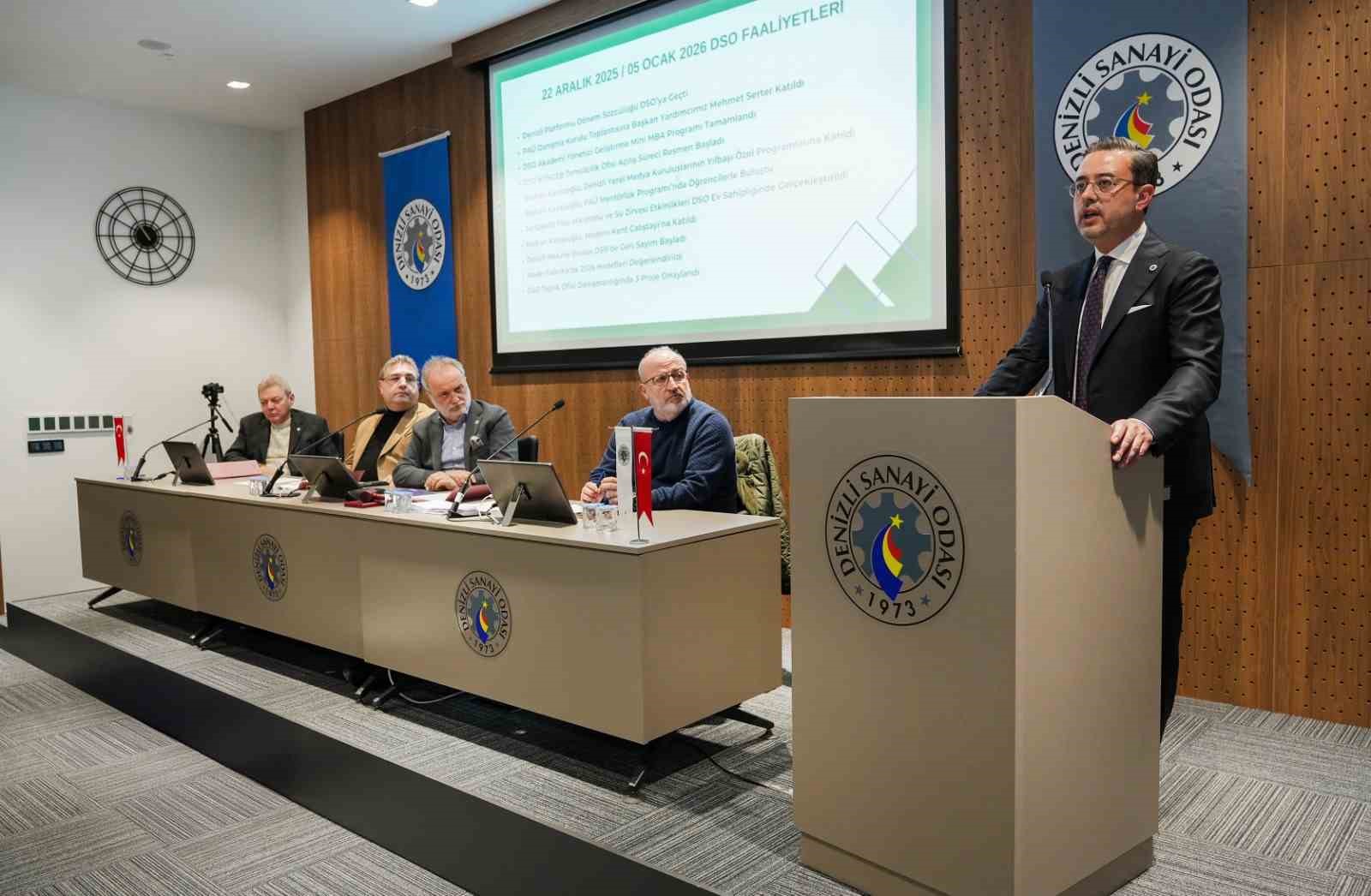 DSO’da 2026 yılının ilk meclis toplantısı gerçekleştirildi
