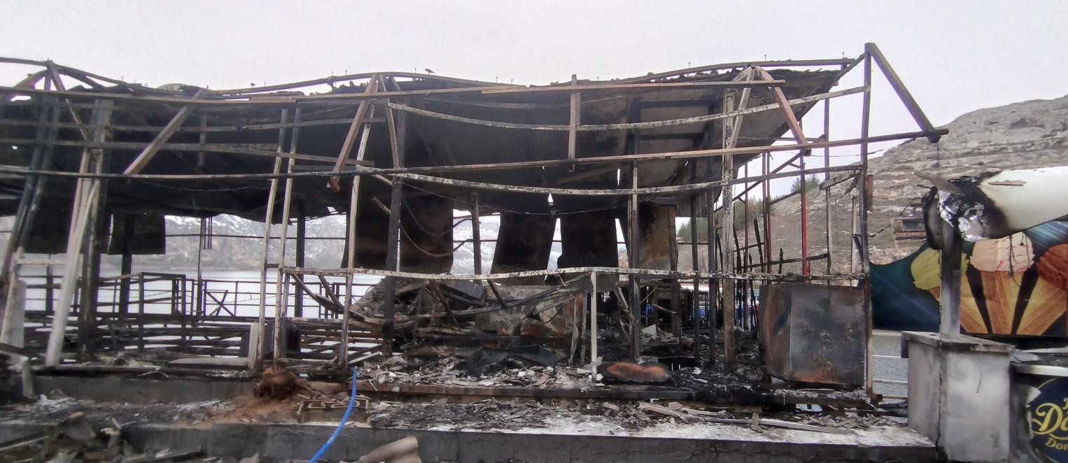 Duba restoranda ikinci yangın
