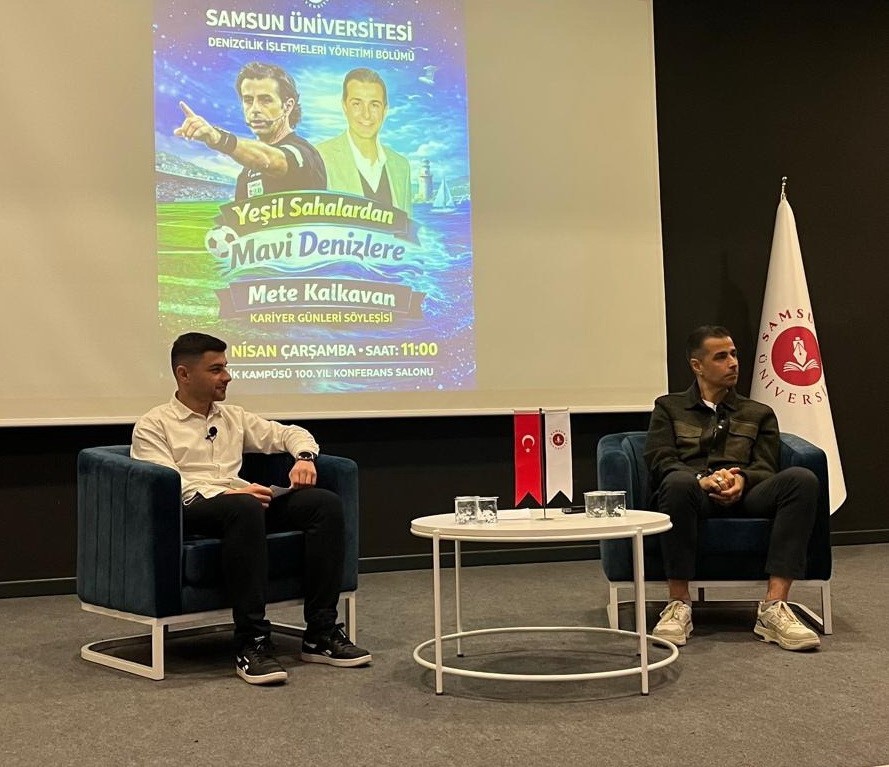 Düdükten rotaya: Mete Kalkavan öğrencilerle deneyimlerini paylaştı
