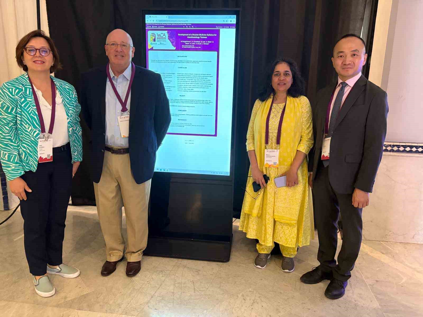 Dünya Anestezi Kongresi’nde BEUN’u gururlandıran temsil
