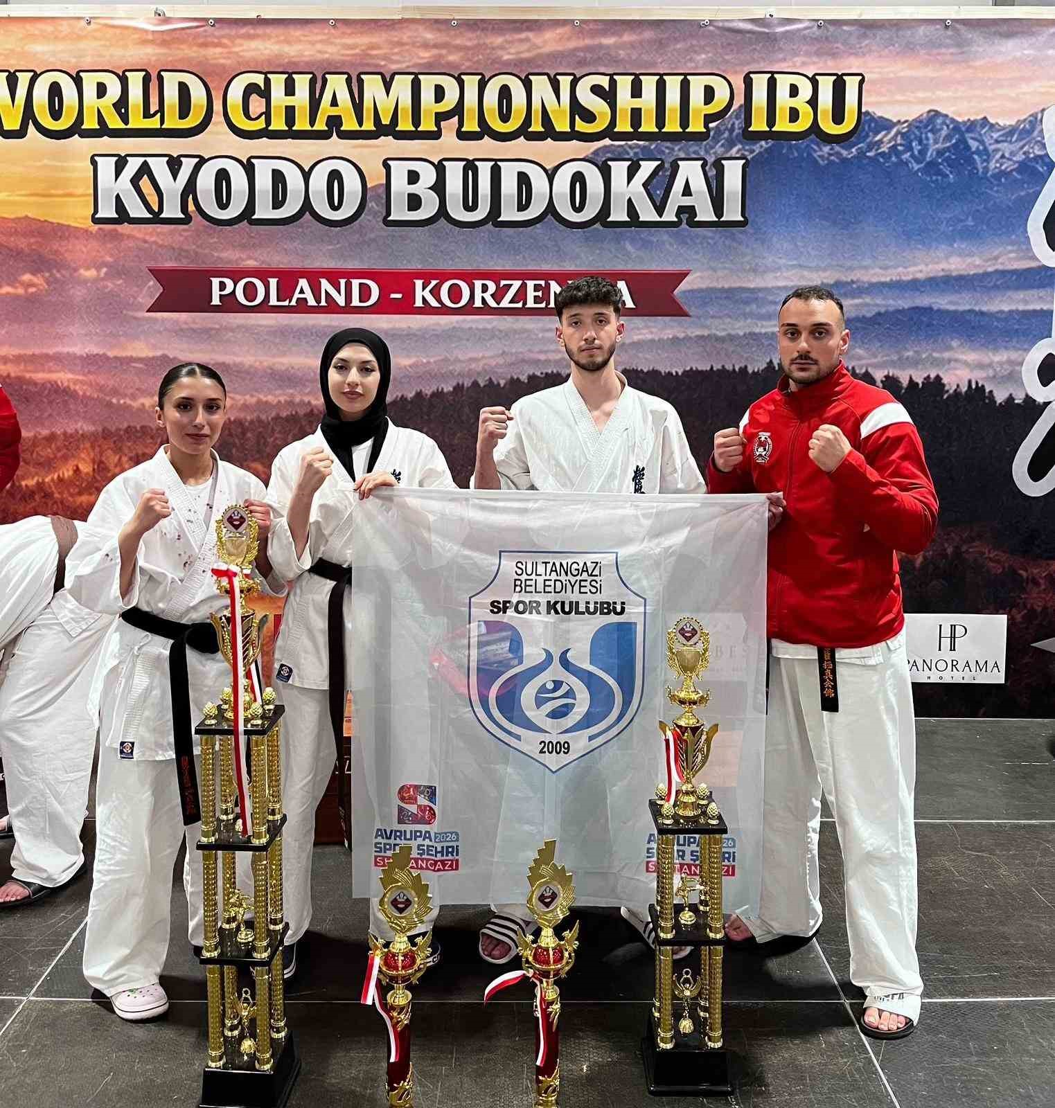 Dünya IBU KYODO BUDOKAI Şampiyonası’nda 3 Sultangazili şampiyon oldu
