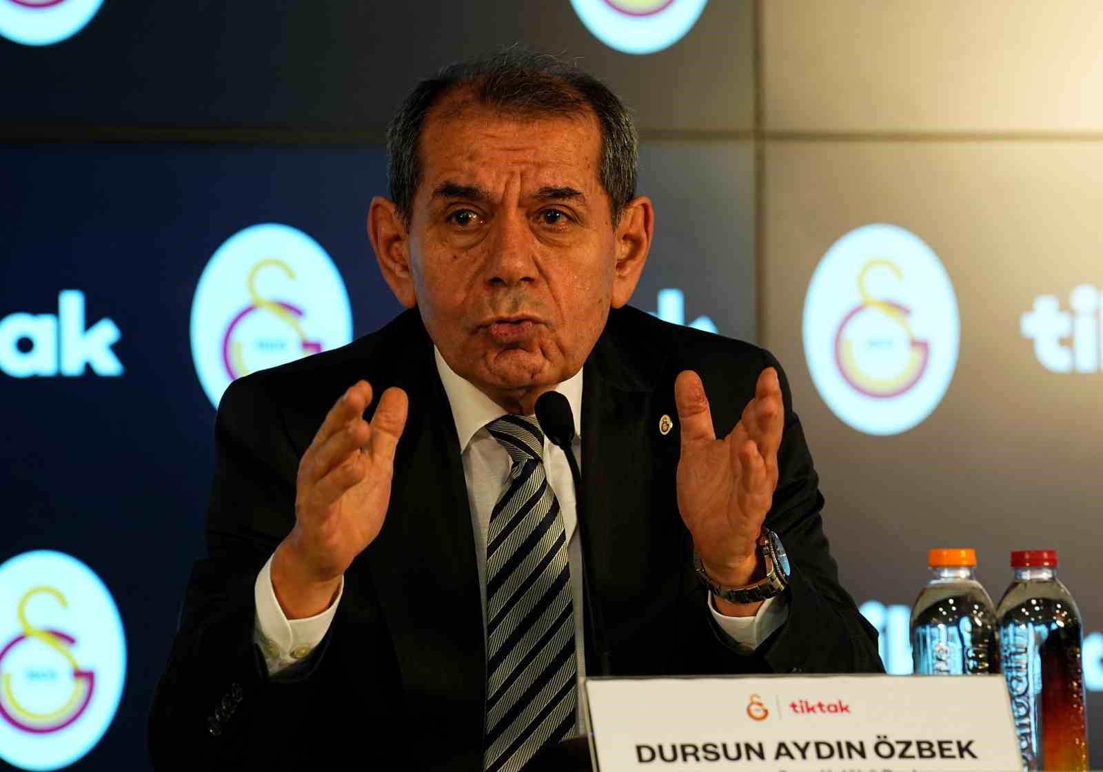 Dursun Özbek: "’Dursun Özbek para harcamıyor’ söylemini kabul etmiyorum"
