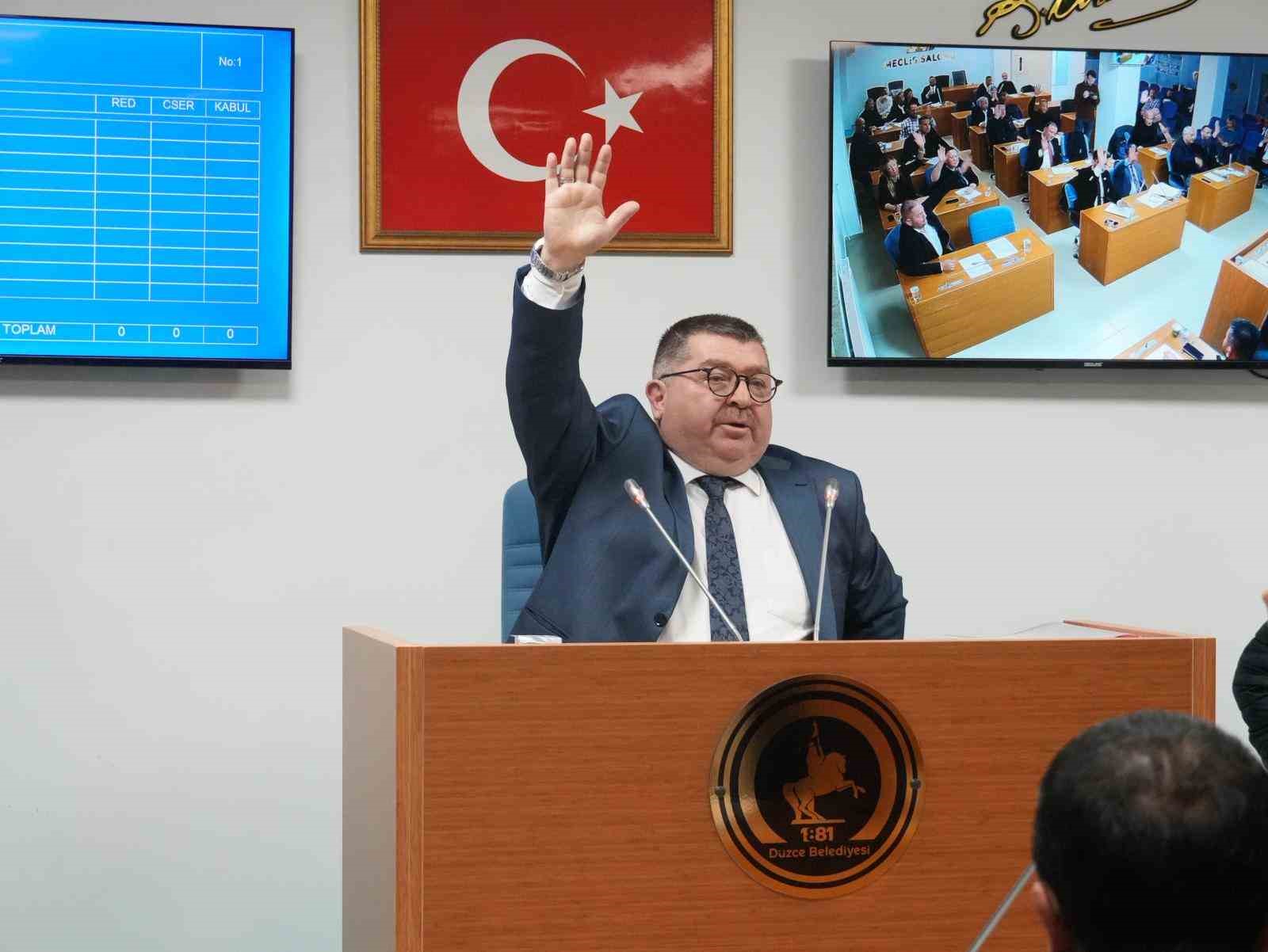 Düzce Belediye Meclisi 47 gündem maddesini görüştü
