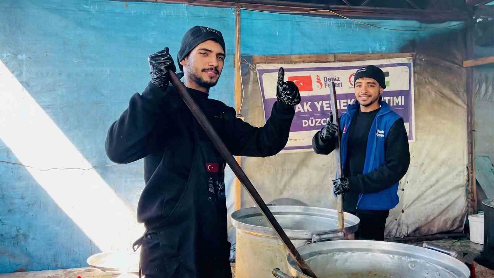 Düzce Belediyesi Gazze’de iftar sofrası kurdu
