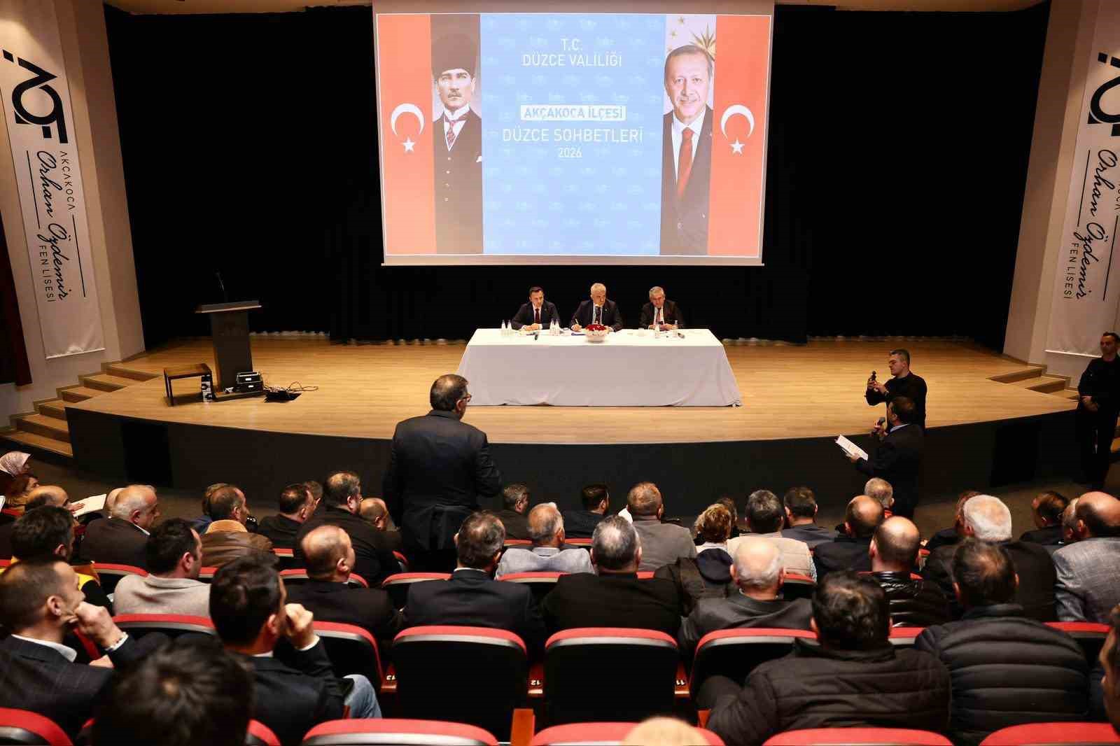 Düzce Sohbetleri’nin dördüncüsü Akçakoca’da yapıldı
