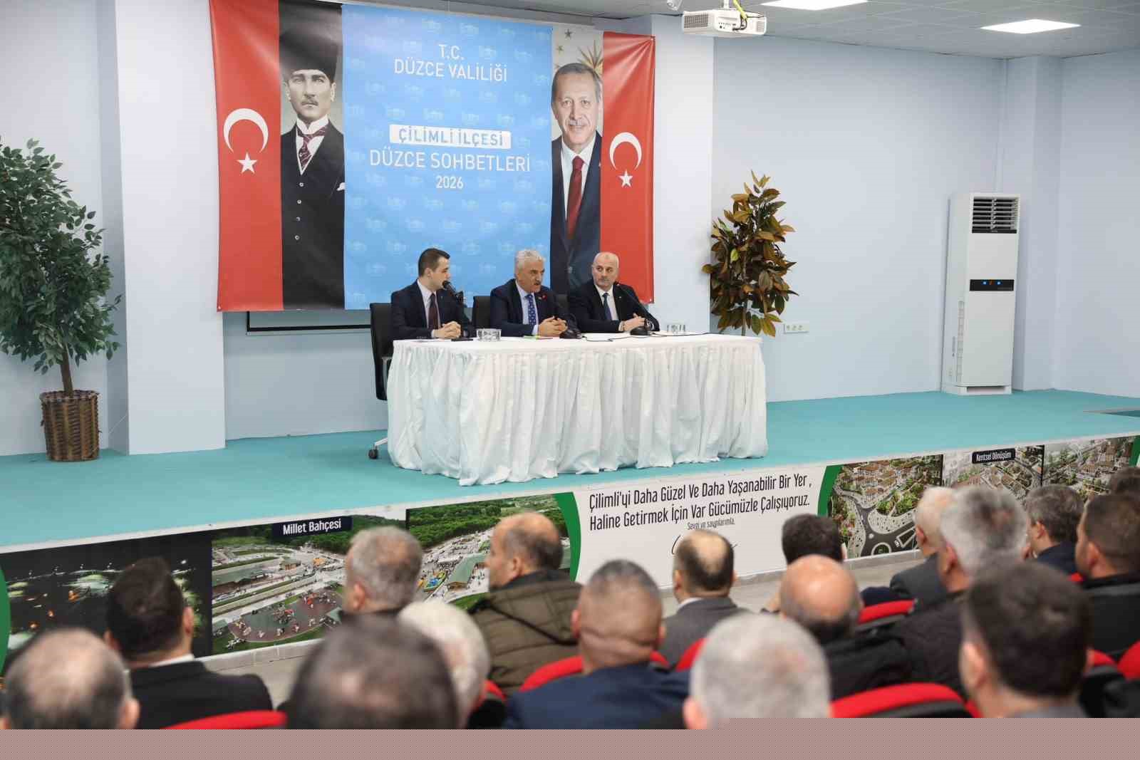 Düzce sohbetlerinin ikincisi Çilimli ilçesinde gerçekleşti
Düzce sohbetlerinin ikincisi Çilimli ilçesinde gerçekleşti